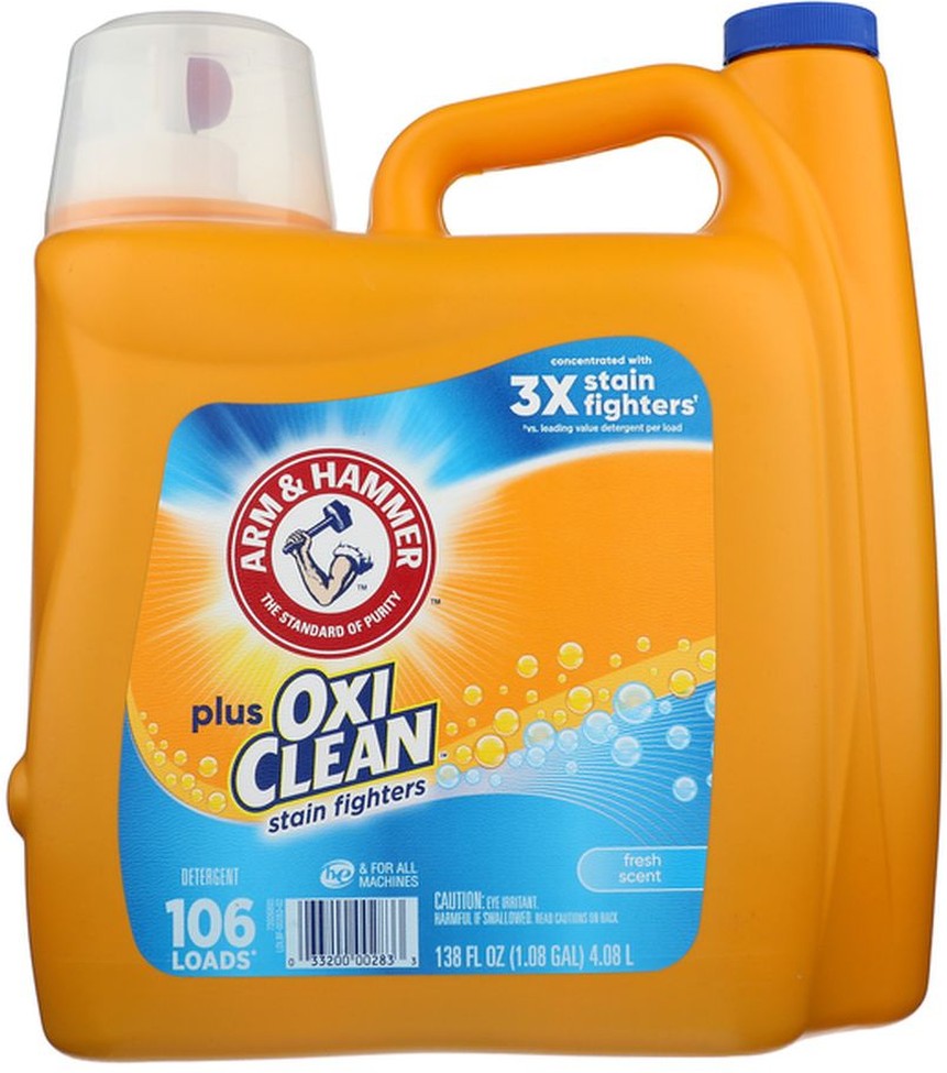 Plus Oxiclean Fresh Scent, 106 Loads Liquid Laundry Detergent,
