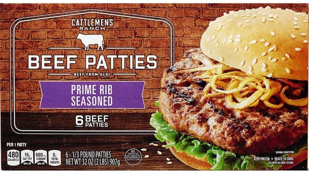 Prime Rib Seasoned Beef Patties