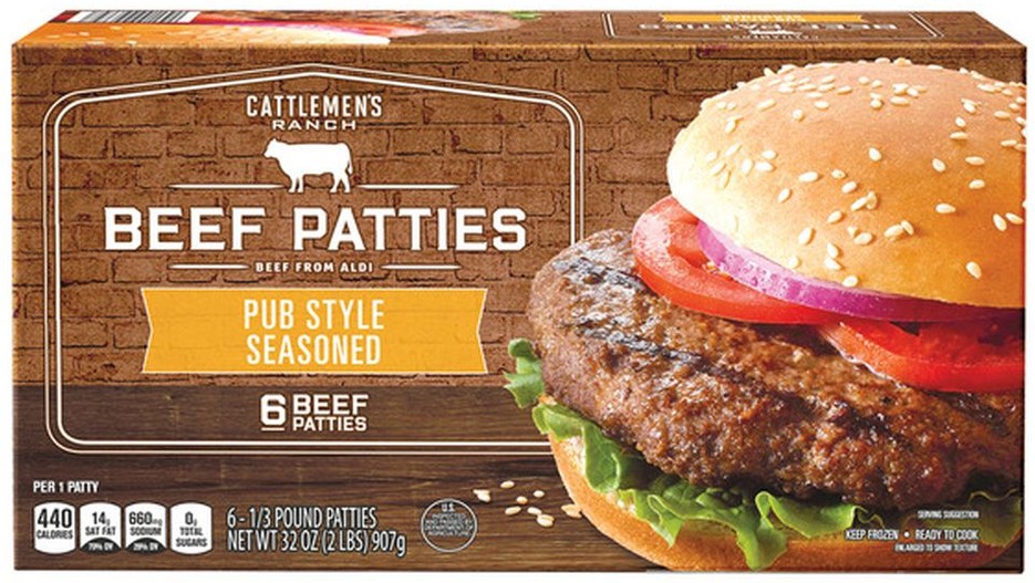 Pub Style Seasoned Beef Patties