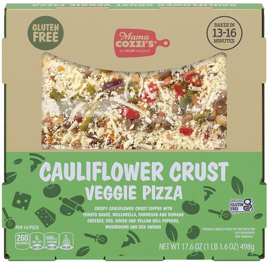 12" Veggie Cauliflower Crust Deli Pizza