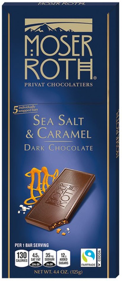 Dark Chocolate Sea Salt & Caramel Bar