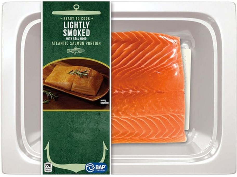Lightly Smoked Salmon Portion