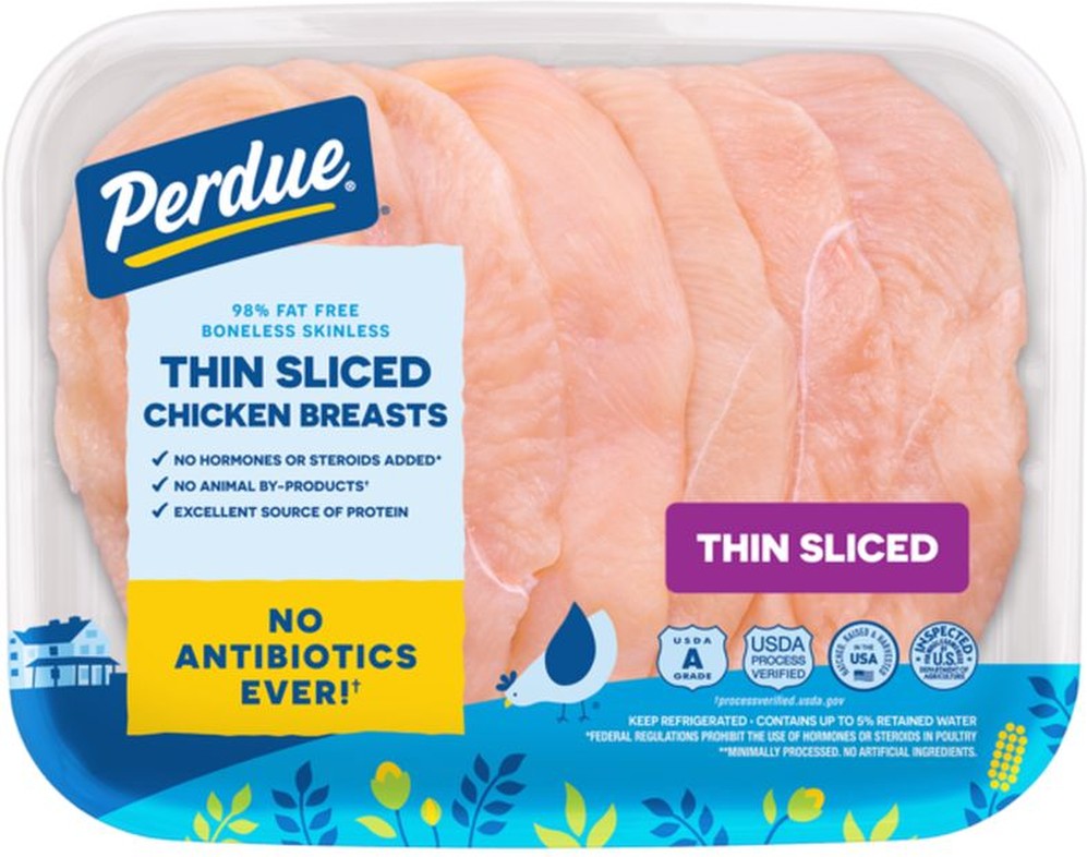 Fresh Antibiotic Free Thin Sliced Chicken Breasts