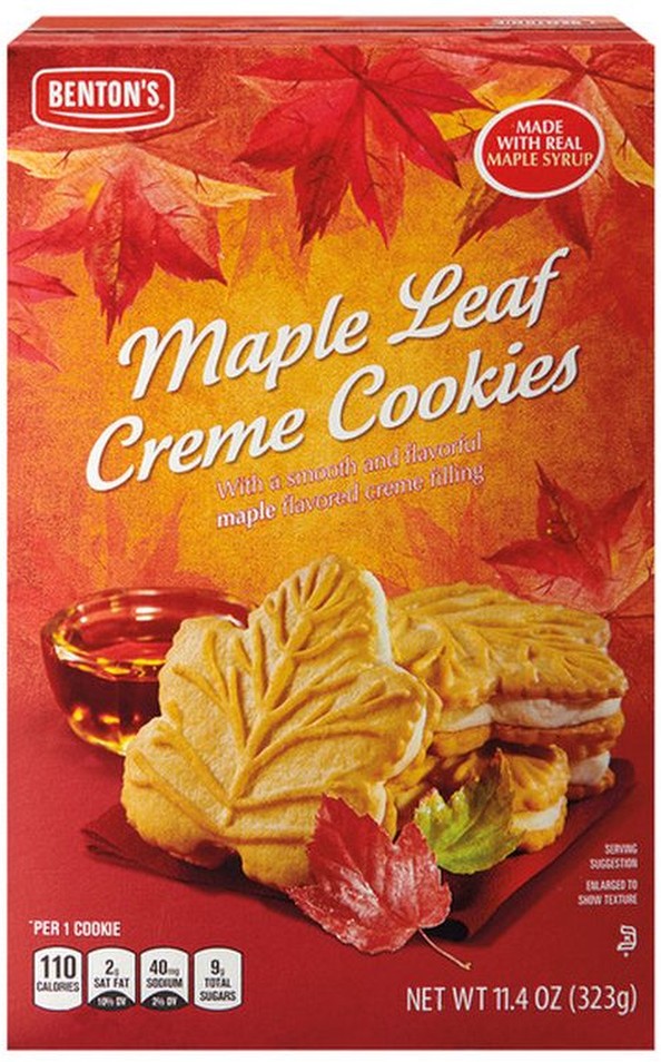 Maple Leaf Creme Cookies
