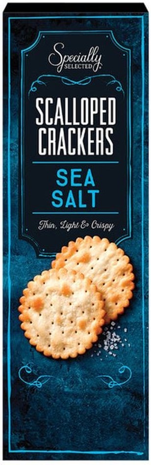 Scalloped Cracker Sea Salt