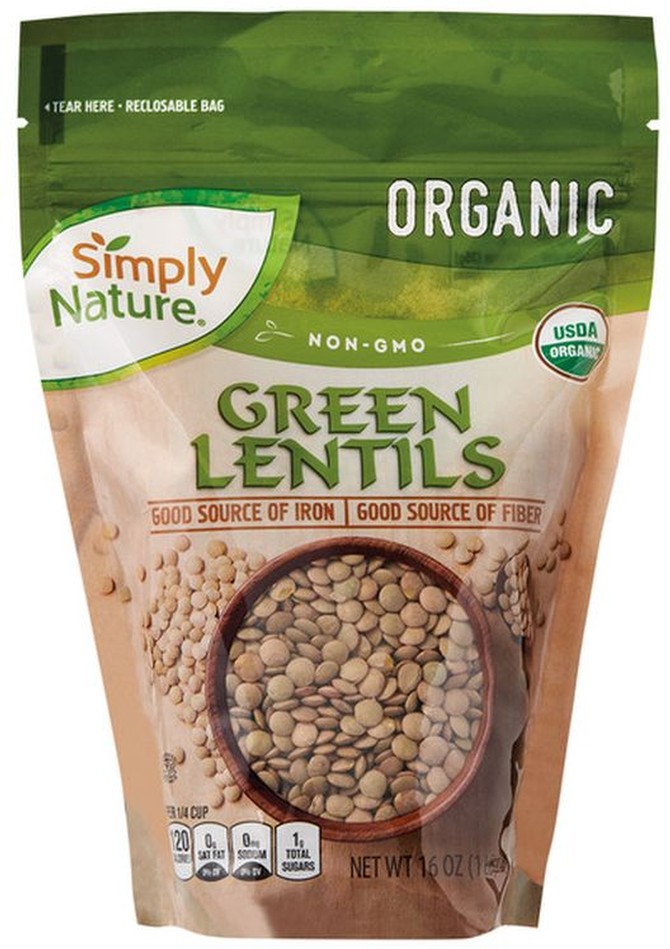 Organic Green Lentils