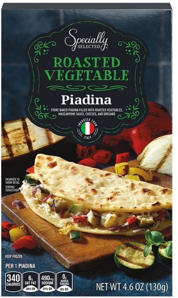 Roasted Vegetable Piadinas