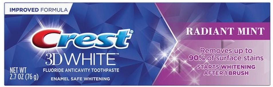 3D White Radiant Mint, Toothpaste