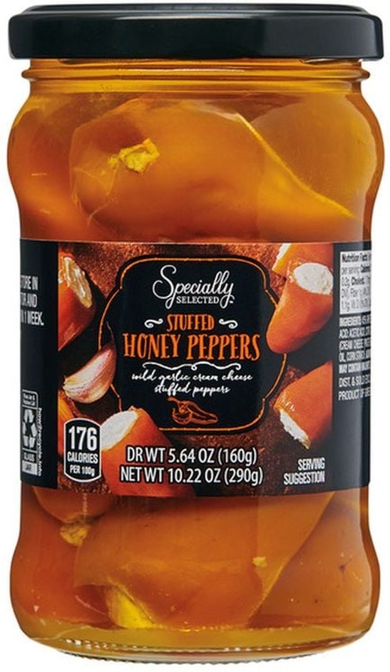 Honey Peppers w Garlic Cream Cheese
