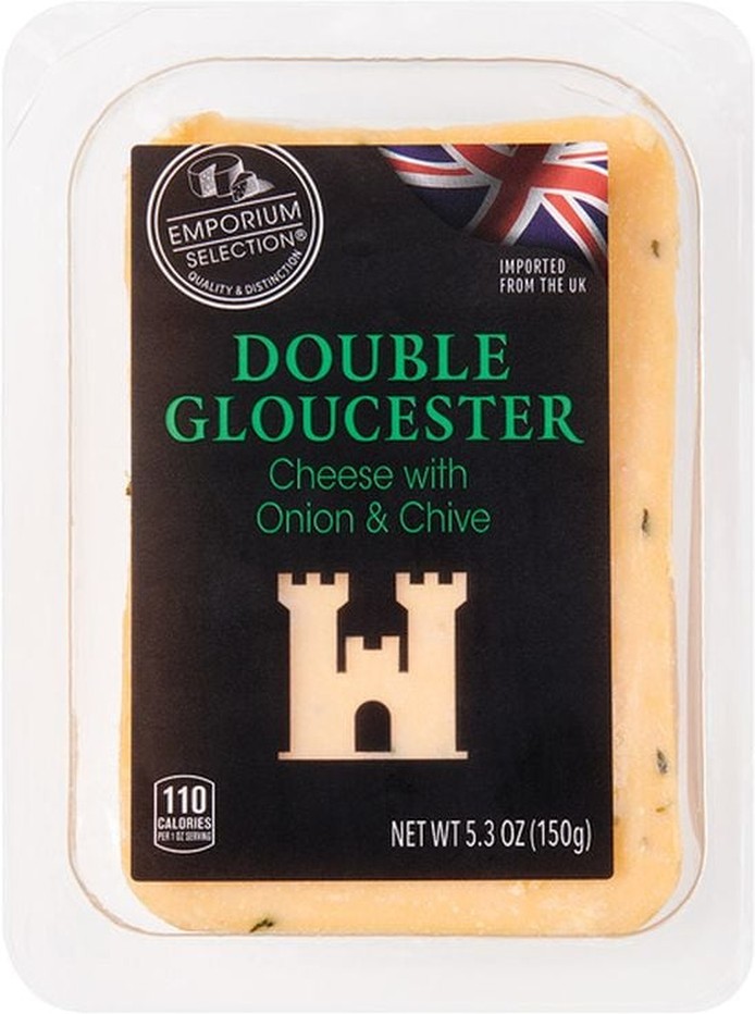 Double Gloucester Cheese With Onion & Chive