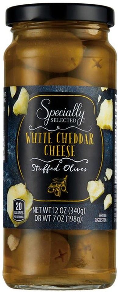 White Cheddar Stuffed Olives