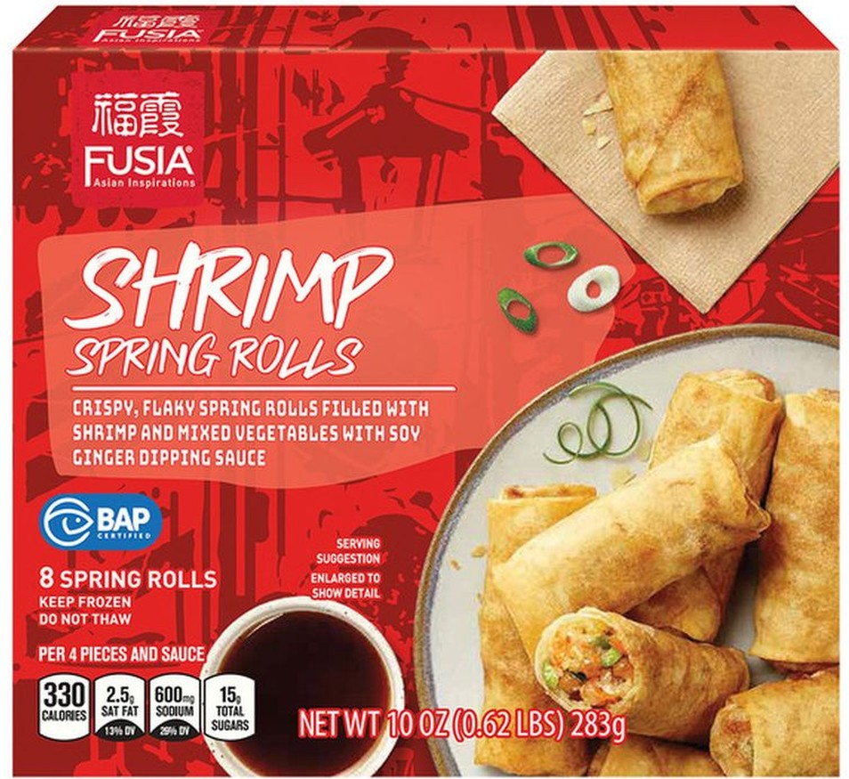Asian Inspiration Shrimp Spring Rolls