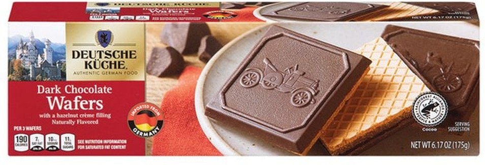 Dark Chocolate Covered Wafers