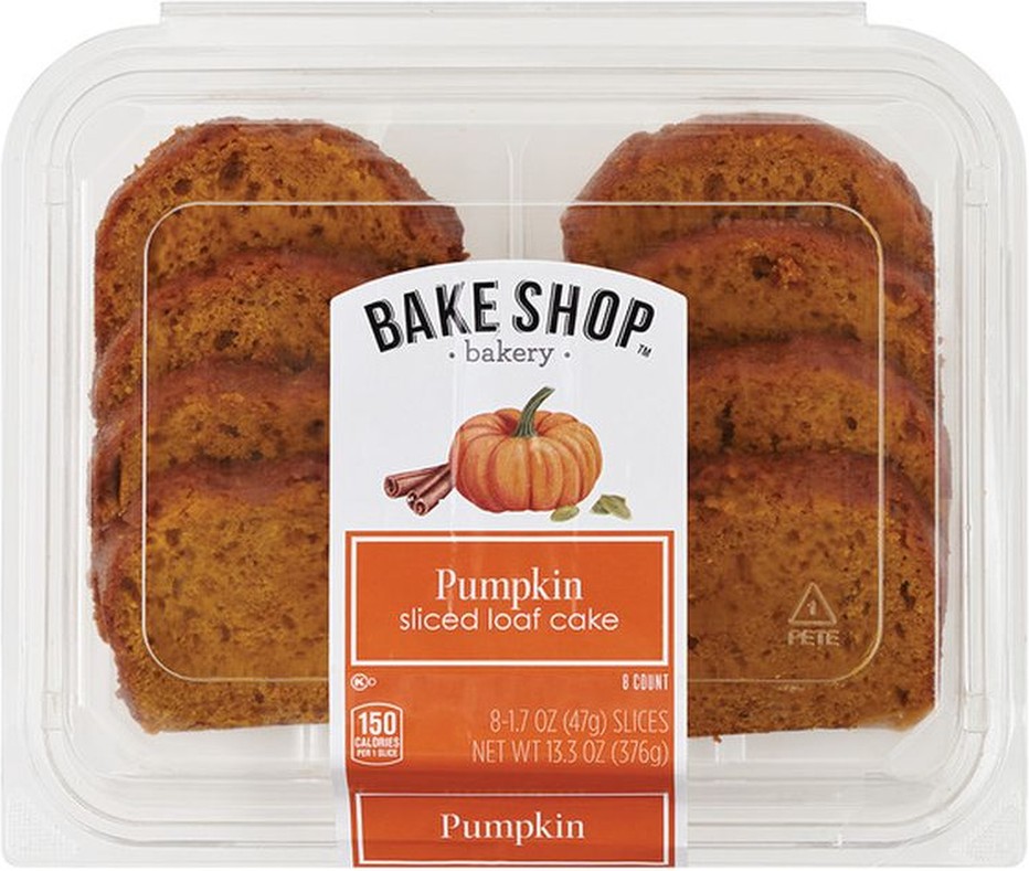 Pumpkin Sliced Loaf Cake