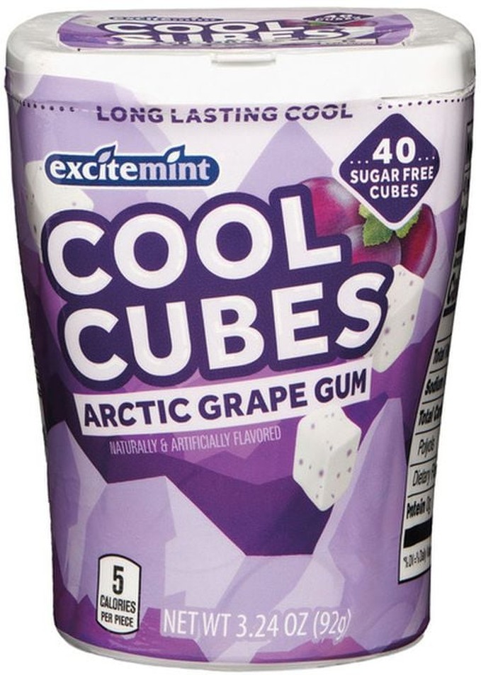 Arctic Grape Cube Gum