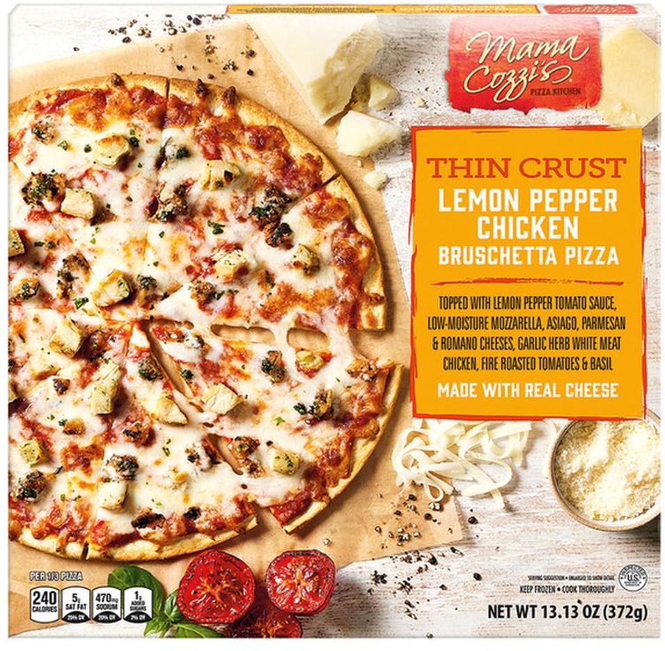 Lemon Pepper Chicken Bruschetta Pizza