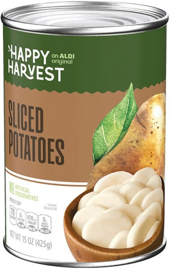 Sliced Potatoes