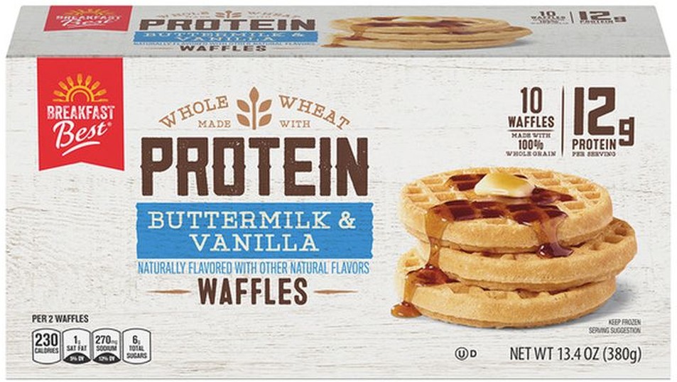 Buttermilk & Vanilla Protein Waffles