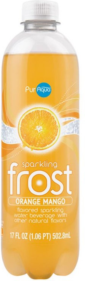Orange Mango Sparkling Flavored Frost Water