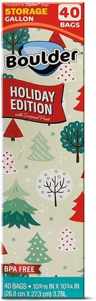 Holiday Gallon Storage Bags