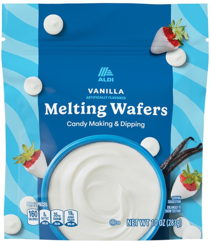 White Melting Wafers
