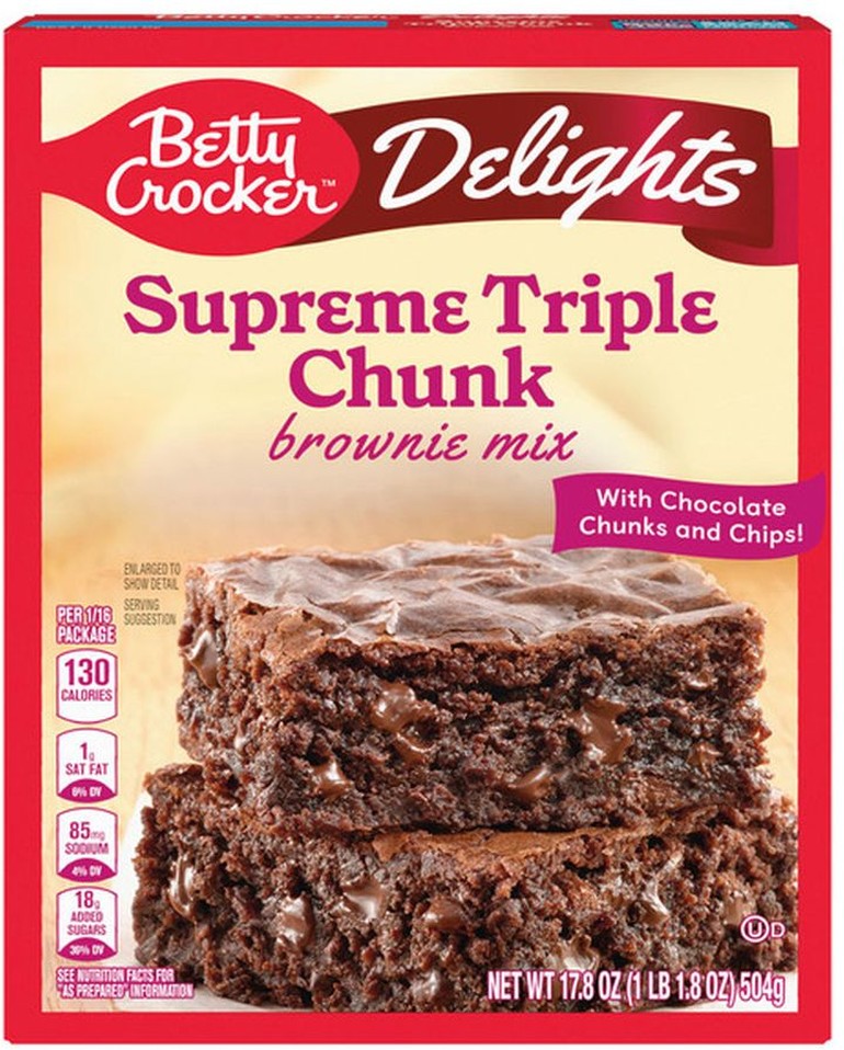Delights Triple Chunk Supreme Brownie Mix