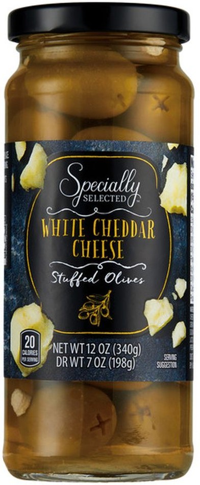 White Cheddar Stuffed Olives