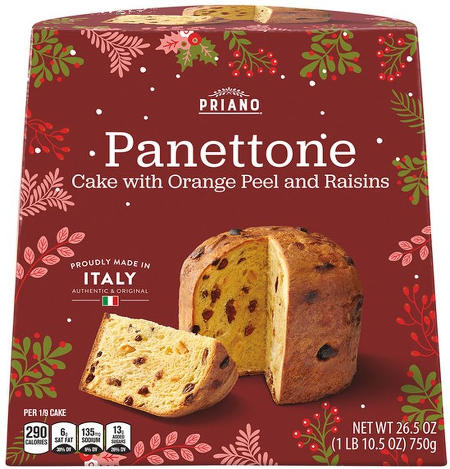 Panettone with Orange Peel and Raisins