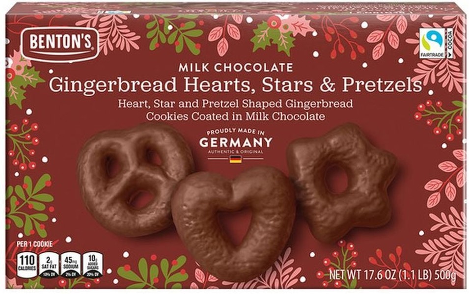 Milk Chocolate Covered Gingerbread Cookies