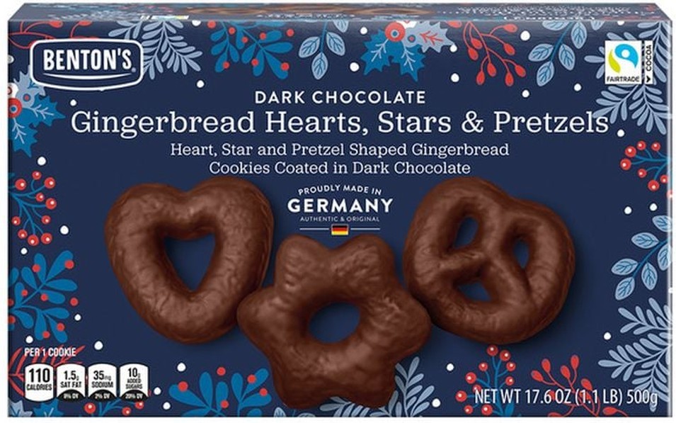 Dark Chocolate Covered Gingerbread Cookies