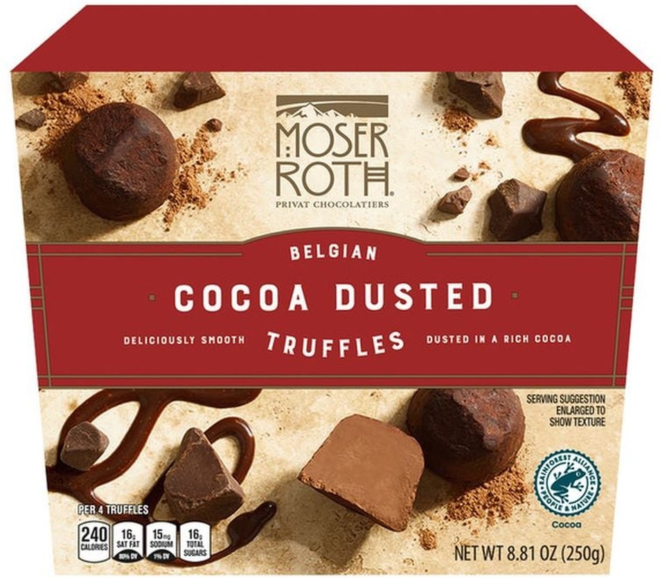 Cocoa Dusted Chocolate Truffles