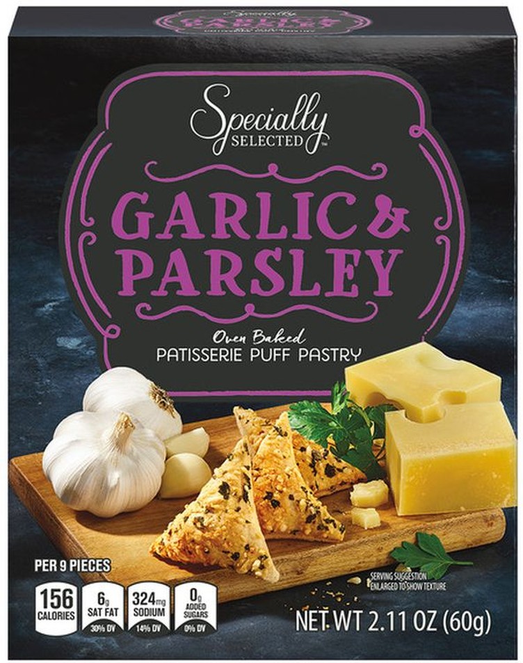 Puff Pastry Cracker - Garlic & Parsley