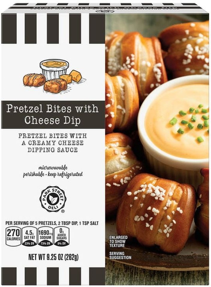Pretzel Bites with Cheese Dip