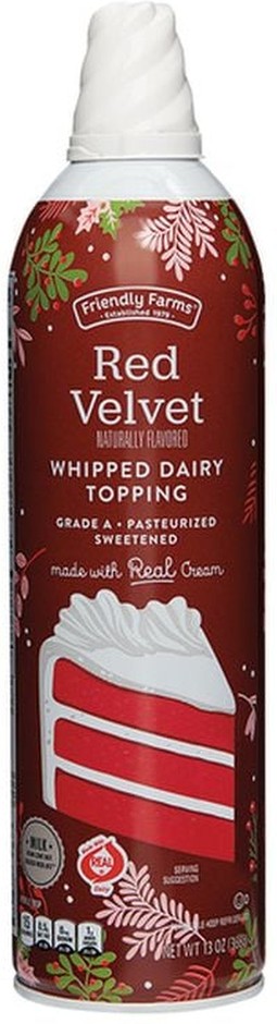 Red Velvet Whipped Dairy Topping