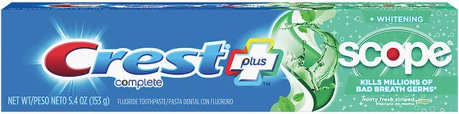 Whitening Plus Scope Toothpaste , Minty Fresh