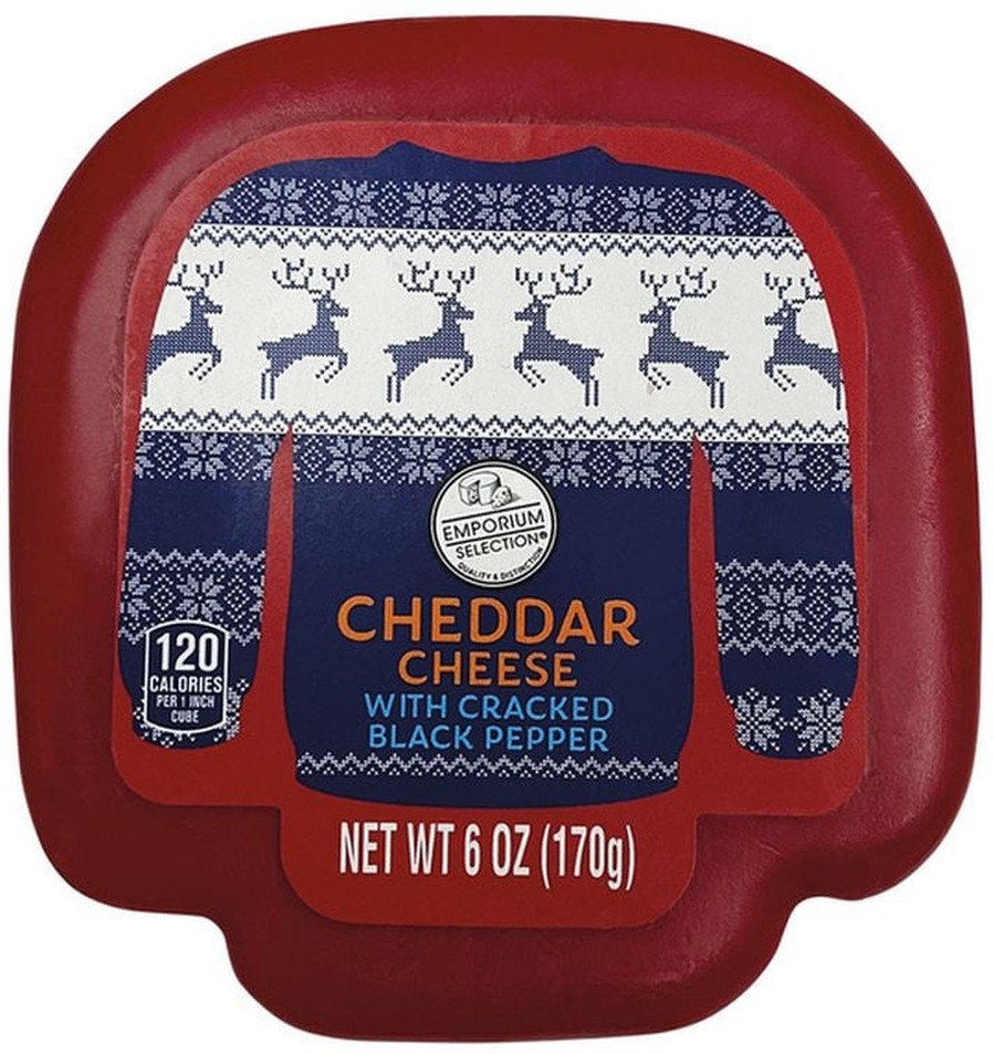 Cheddar With Cracked Black Pepper Sweater Truckle