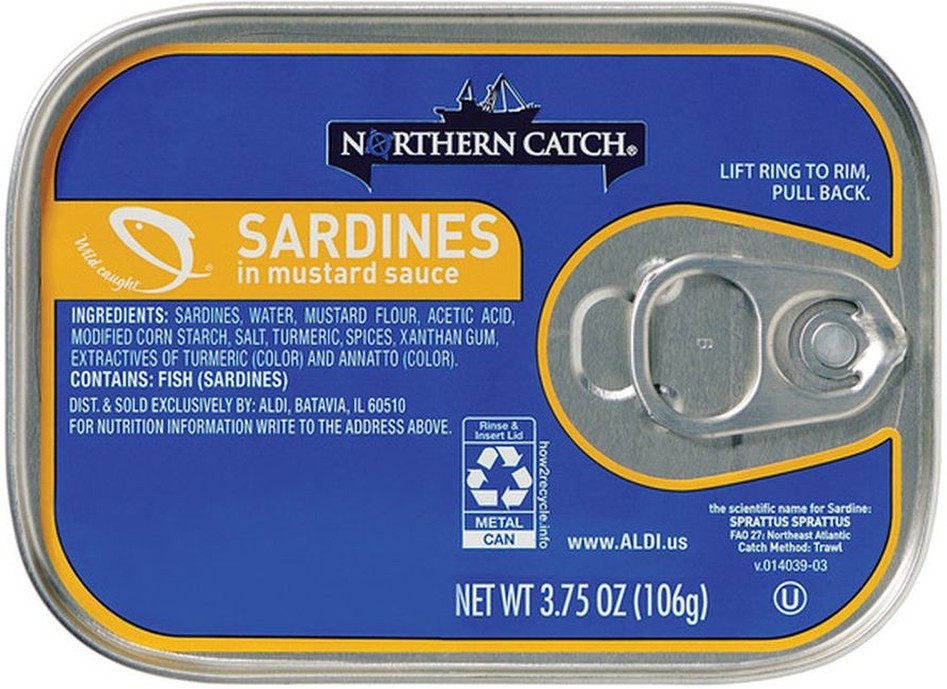 Sardines in Mustard Sauce