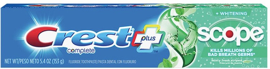 Whitening Plus Scope Toothpaste , Minty Fresh