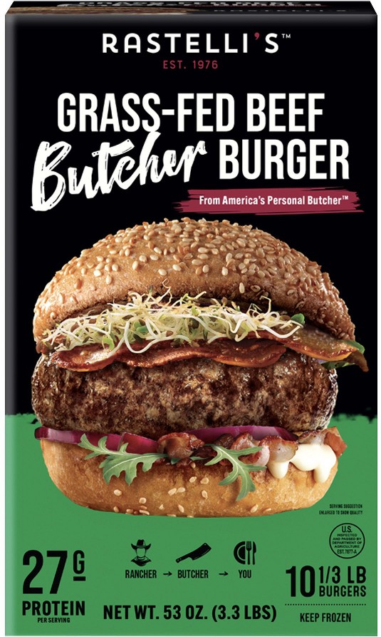 Grass Fed Beef Burgers, 10 ct./5.33 oz.