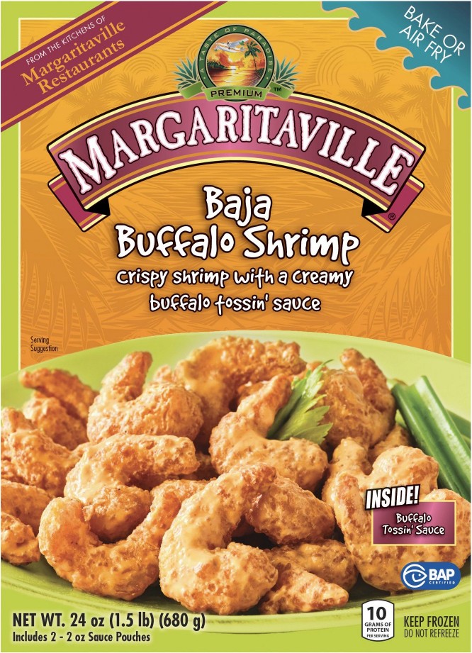 Baja Buffalo Shrimp, Crispy Shrimp With Buffalo Sauce, Frozen, 24 oz.