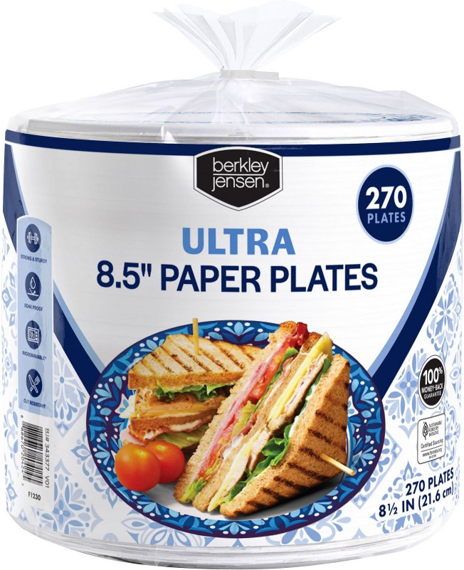Ultra 8.5" Paper Plates, 270 ct.