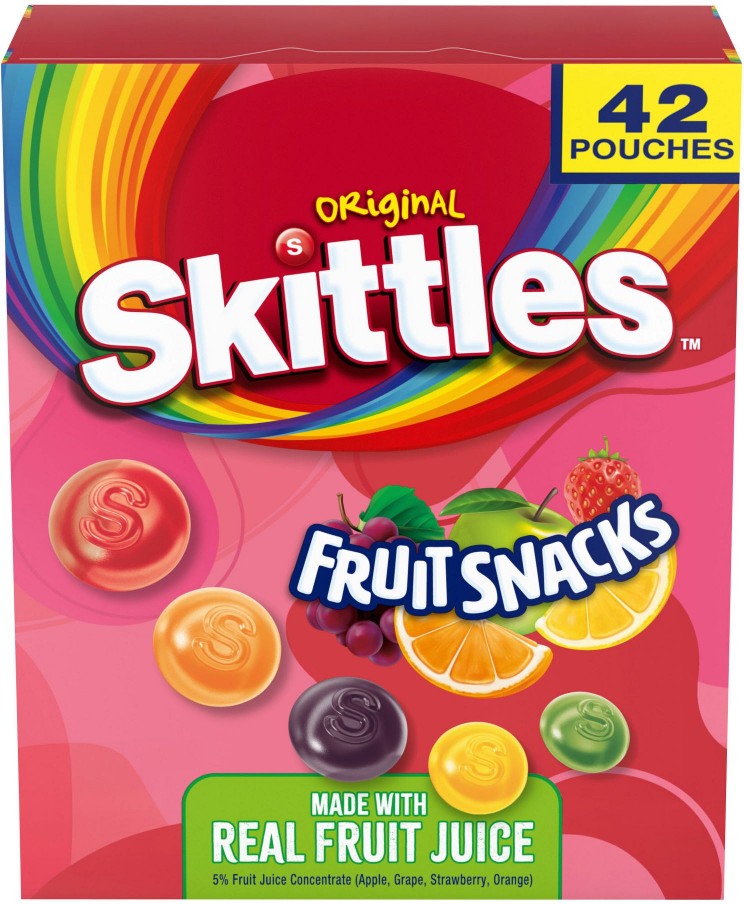 Original Real Fruit Juice Fruit Snacks Bulk Box, 42 ct.