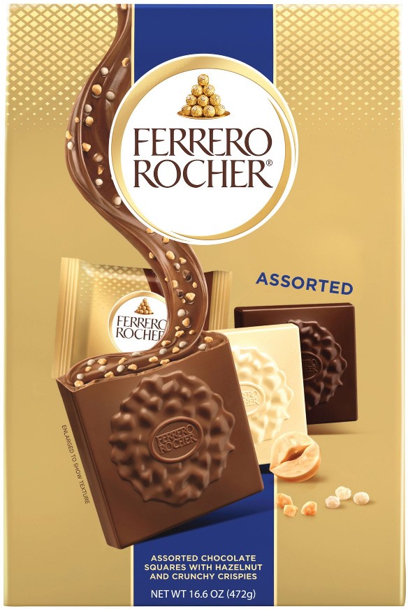 Assorted Chocolate Hazelnut Squares, 16.7 oz.