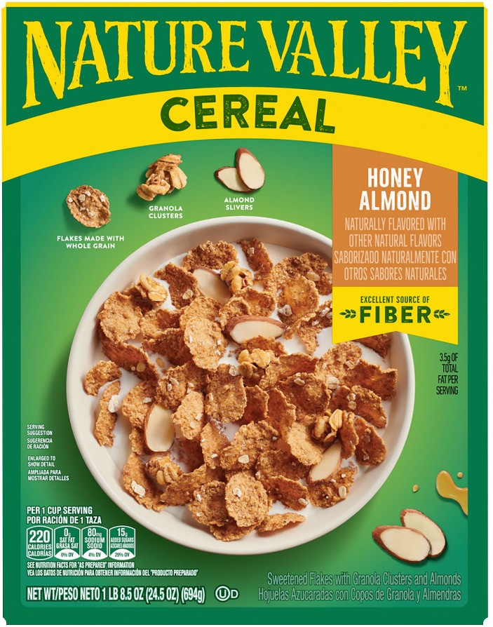 Honey Almond Cereal, 24.5 oz.