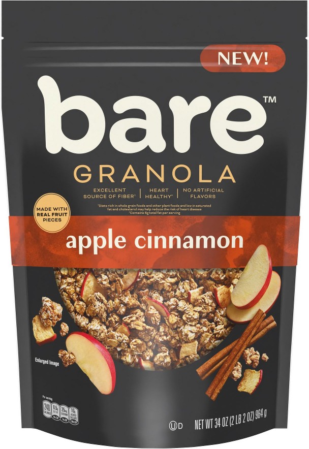 Bare Granola Apple Cinnamon, 34 oz.