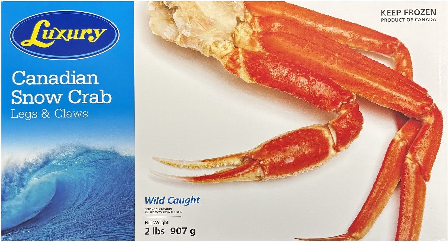 Canadian Snow Crab Sections, 2 lbs.