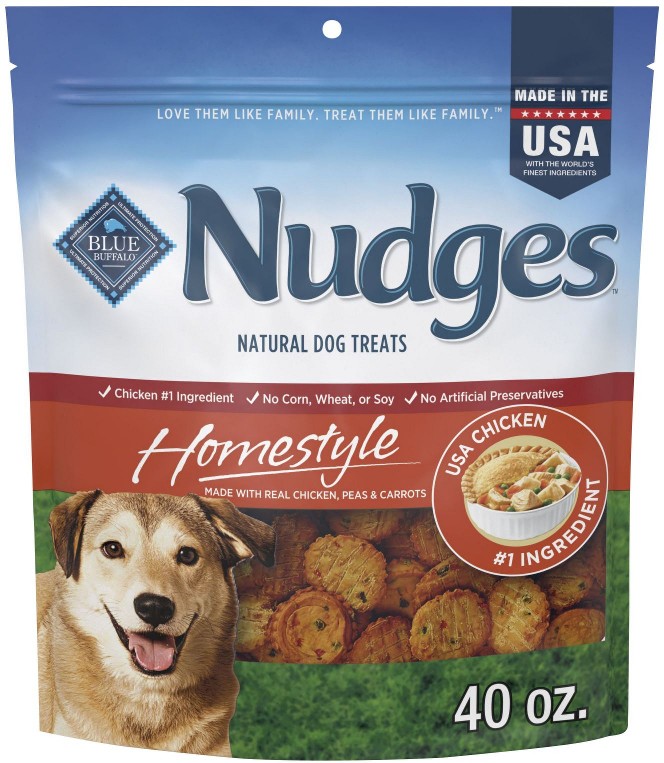 Nudges Homestyle Natural Dog Treats - Chicken, 40 oz.