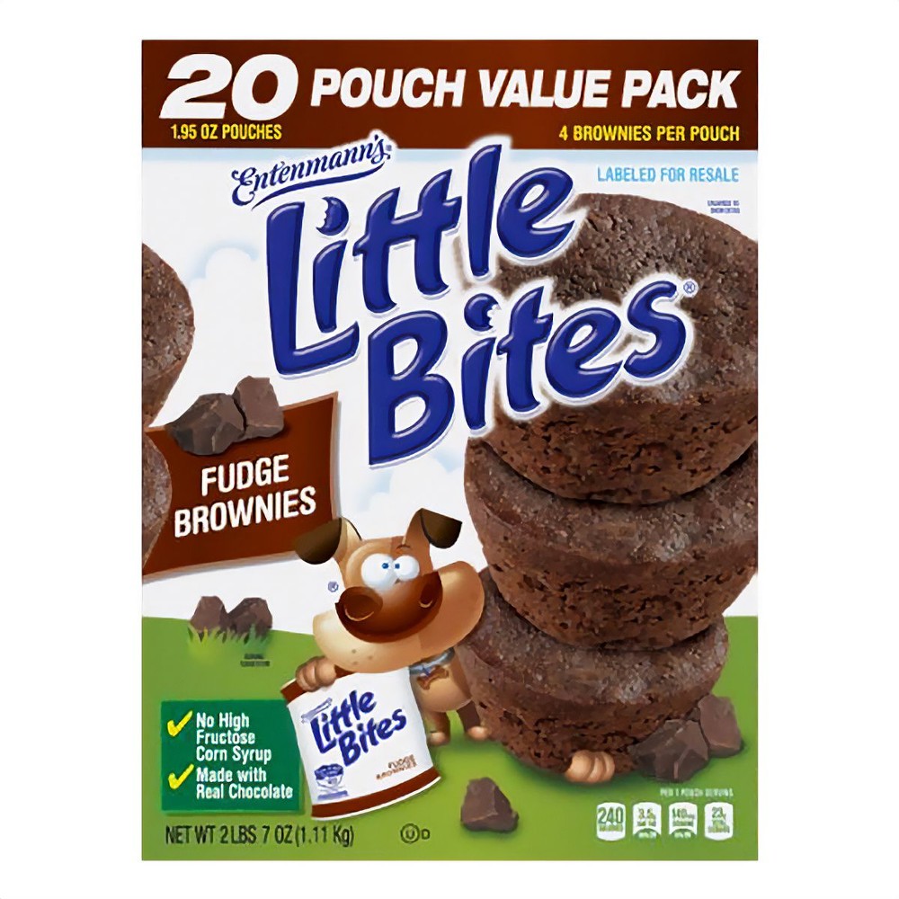 Little Bites Fudge Brownie, 20 ct.