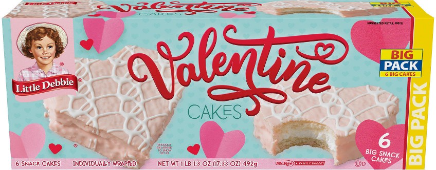 Big Pack Valentine Cakes, 6 ct.