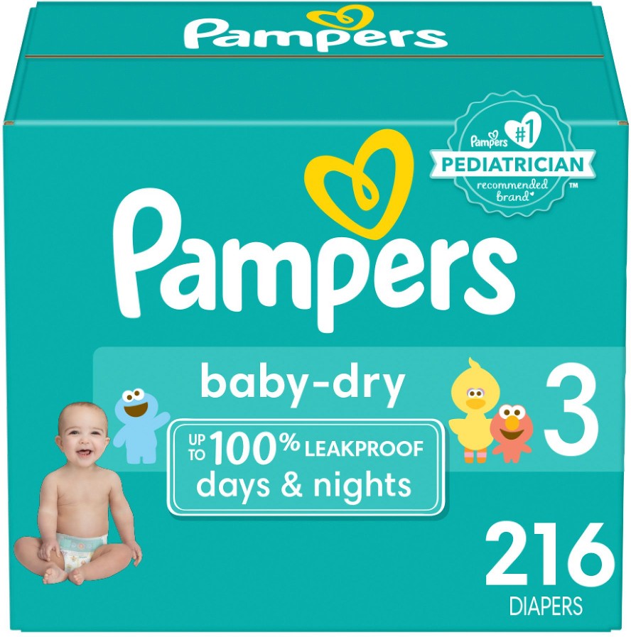 Baby Dry Diapers (Select Size)